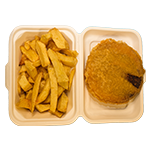 Fried Cheese N Burger 