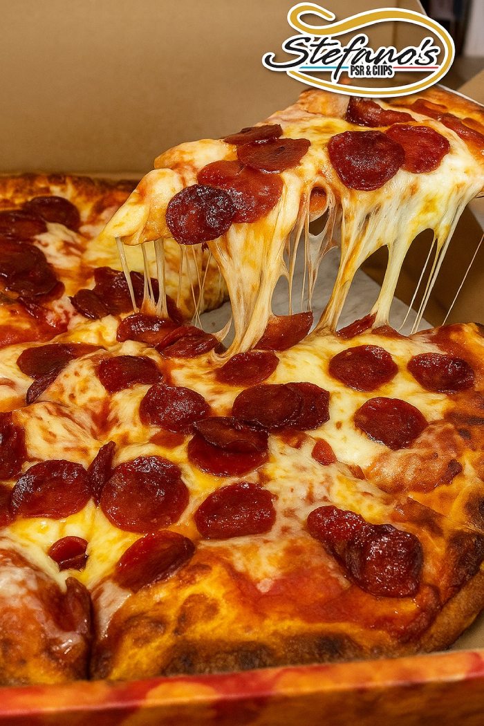  Stefanos Takeaway Edinburgh pepperoni pizzas